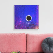 Black Moon Night - Moody Canvas Print Leinwanddruck (Insitu (Wohnzimmer))