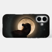 Black Moon Shine Pferd Handyhülle Case-Mate iPhone Hülle (Rückseite (Horizontal))