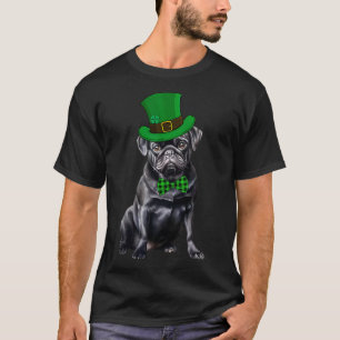 Black Mops Patricks Day Hat Funny St Patricks Day T-Shirt