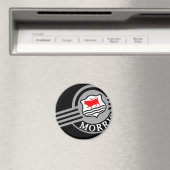Black Morris Minor Kühlschrank Magnet (In Situ (Geschirrspüler))