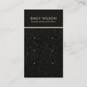 BLACK MOSAIC TEXTURE 3 STUDIERUNGSKARTE VISITENKARTE