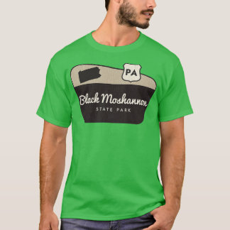 Black Moshannon Staat Park Pennsylvania Willkommen T-Shirt