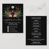 Black Moth Zauber Jar Kit Visitenkarte (Vorne/Hinten)