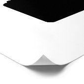 Black motorcycle for walls poster (Ecke)