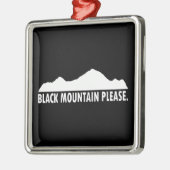 Black Mountain New Hampshire Bitte Ornament Aus Metall (Links)