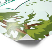 Black Mountain New Hampshire Ski Poster (Ecke)