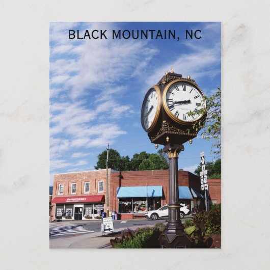 Black Mountain North Carolina Foto Postkarte (Vorderseite)