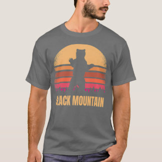 Black Mountain North Carolina Vintag Bären Appalac T-Shirt