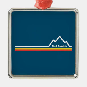 Black Mountain Skigebiet New Hampshire Ornament Aus Metall