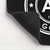 Black Mouse Pad Gold Element Mousepad (Ecke)