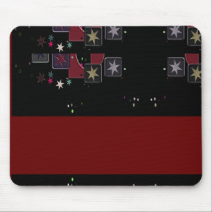 Black Mousepad Stars