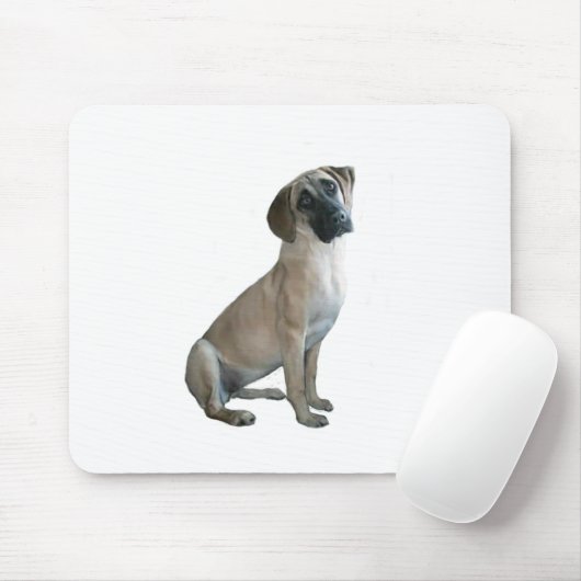 Black Mouth Cur #1 Mousepad (Mit Mouse)