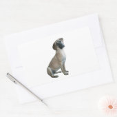 Black Mouth Cur #1 Rechteckiger Aufkleber (Umschlag)