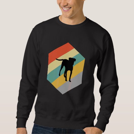 Black Mouth Cur Hund Sweatshirt (Vorderseite)