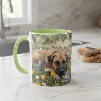 Black Mouth Cur Hund Tasse