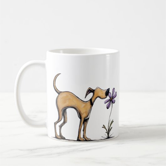 Black Mouth Cur Hundetasse Kaffeetasse (Links)