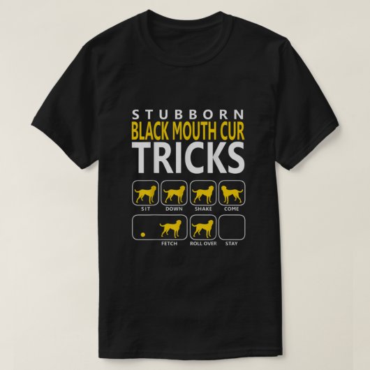 Black Mouth Cur Shirt Black Mouth Cur Dog (Design vorne)