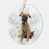 Black Mouth Cur Weihnachtsschmuck (Links)