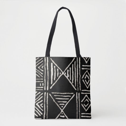Black Mud Tuch Tote Tasche (Vorderseite)