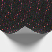 Black & Multi Mini Polka Dots 02 Geschenkpapier (Ecke)
