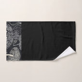 Black Mushroom Bath Set (Handtuch)