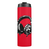 Black Music Headphones DJ