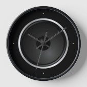 Black Music Lautsprecher Uhr (Vorderseite)