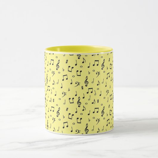 Black Musical Coffee Tasse (Zentrum)