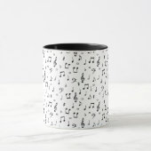 Black Musical Coffee Tasse (Zentrum)