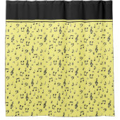 Black Musical Duschvorhang (Vorderseite)