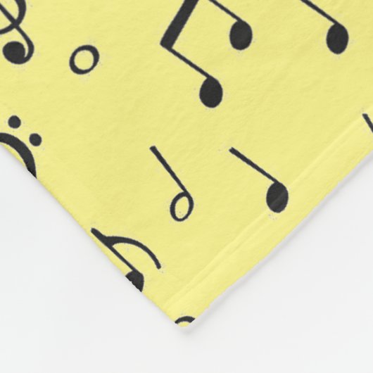 Black Musical Fleecedecke (Ecke)