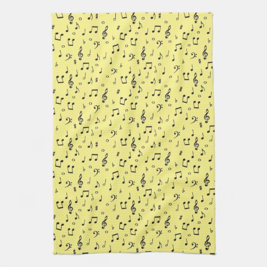 Black Musical Geschirrtuch (Vertikal)