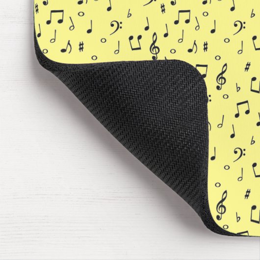 Black Musical Mousepad (Ecke)