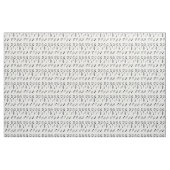 Black Musical Notes line art Stoff (Yard (91,4 cm))