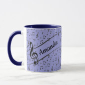 Black Musical personalisiert Coffee Tasse (Links)