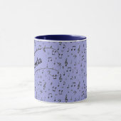 Black Musical personalisiert Coffee Tasse (Zentrum)