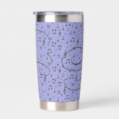 Black Musical personalisiert Coffee Tasse Thermobecher (Rechts)