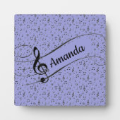 Black Musical personalisiert Fotoplatte (Vorderseite)