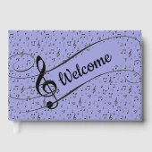 Black Musical personalisiert Gästebuch (Vorderseite)