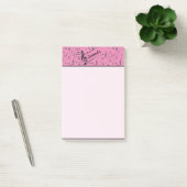 Black Musical personalisiert Post-it Klebezettel (Büro)