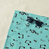 Black Musical Strandtuch (Beispiel)