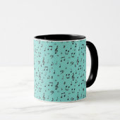 Black Musical Tasse (VorderseiteRechts)