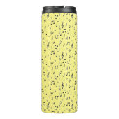 Black Musical Thermosbecher (Rückseite)