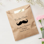 Black Mustache Custom Wedding Favor Bag Geschenktütchen (Versiegelt)