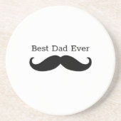 Black Mustache Getränkeuntersetzer (Vorne)