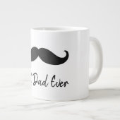 Black Mustache Jumbo-Tasse (Vorderseite Rechts)