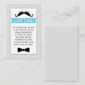 Black Mustache Litman Book Request Insert Visitenkarte (Vorne/Hinten)