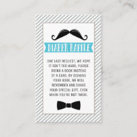 Black Mustache Litman Book Request Insert