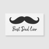 Black Mustache Magnetkarte (Vorderseite)
