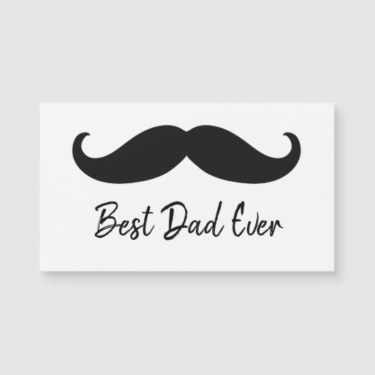 Black Mustache Magnetkarte (Vorderseite)